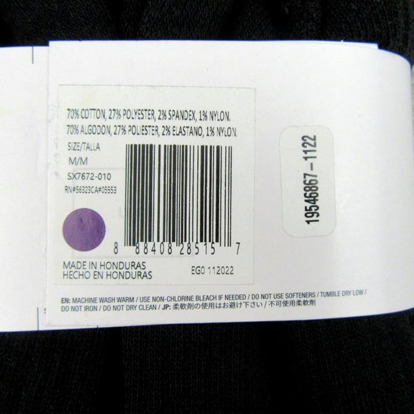 Nike Everyday Cushioned Low Socks Black 6 Pack Women's 6-10 / Youth 5Y-7Y NEW - Picture 9 of 9